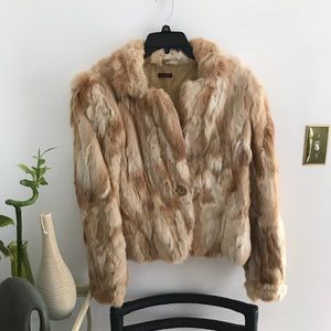 Real fur jacket